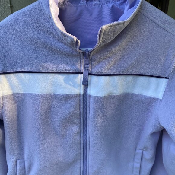 Girls Reversible Purple Jacket Size Large (12-14) - Picture 8 of 14